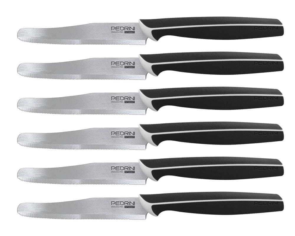 Pedrini Súprava stolných nožov 6ks (4,1") - master line